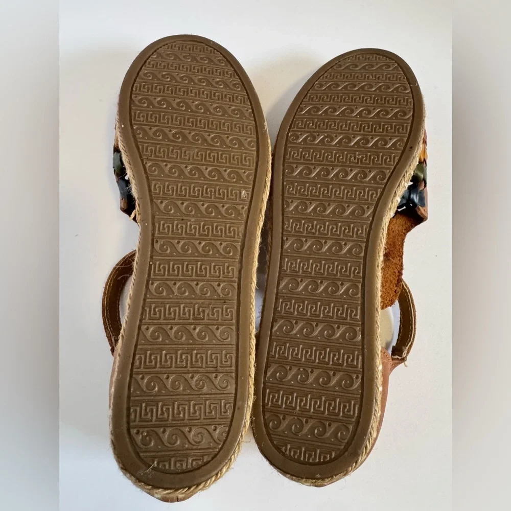 D'arte huarache sandal made of genuine leather 7/7.5
